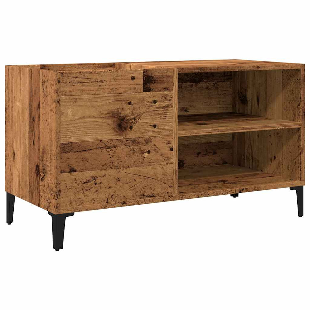 Plattenschrank im Altholz-Design