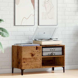 Plattenschrank im Altholz-Design
