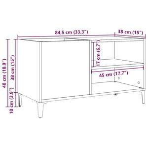 Plattenschrank im Altholz-Design