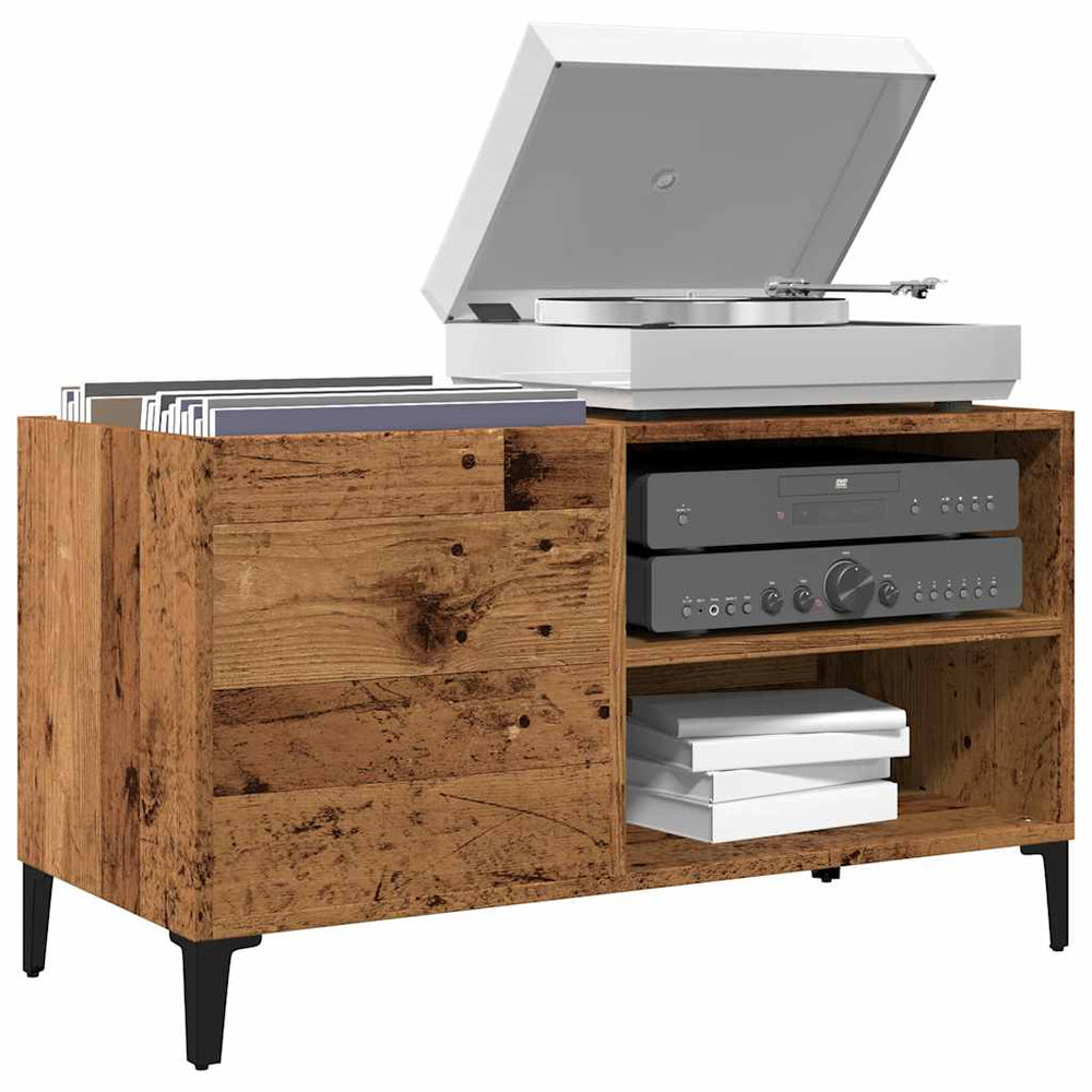 Plattenschrank im Altholz-Design