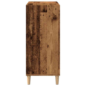 Plattenschrank Altholz-Optik