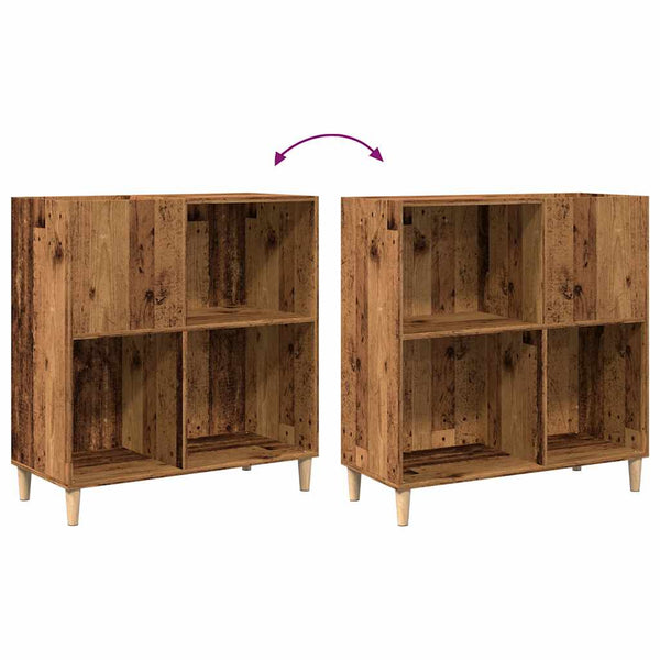 Plattenschrank Altholz-Optik