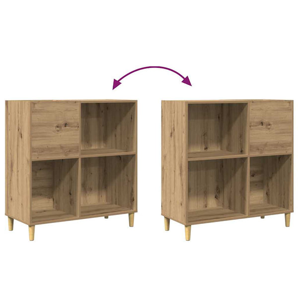 Plattenschrank Artisan Eiche 84,5 cm