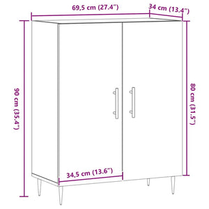 Sideboard Artisan Eiche 69,5x34x90 cm