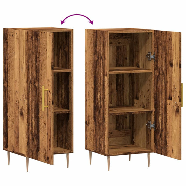 Sideboard Altholz-Optik, 90 cm hoch