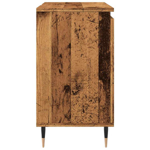 Badschrank Altholz-Optik, 58 cm