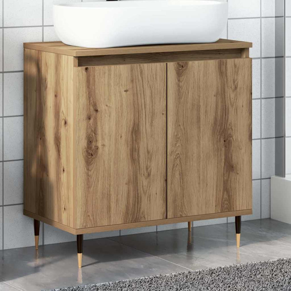Badschrank Artisan Eiche 58x33x60 cm