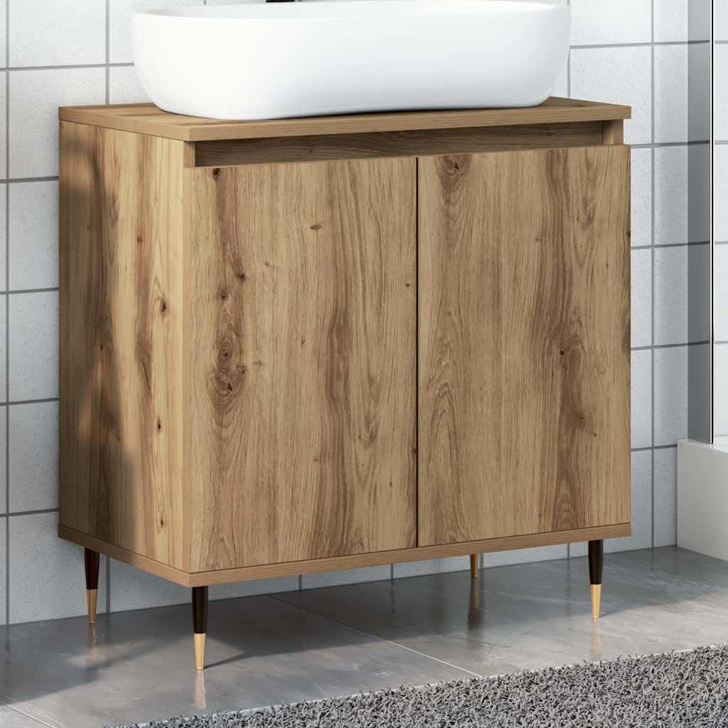 Badschrank Artisan Eiche 58x33x60 cm