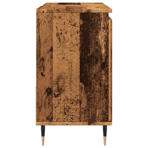 Badschrank Altholz-Optik, 65 cm
