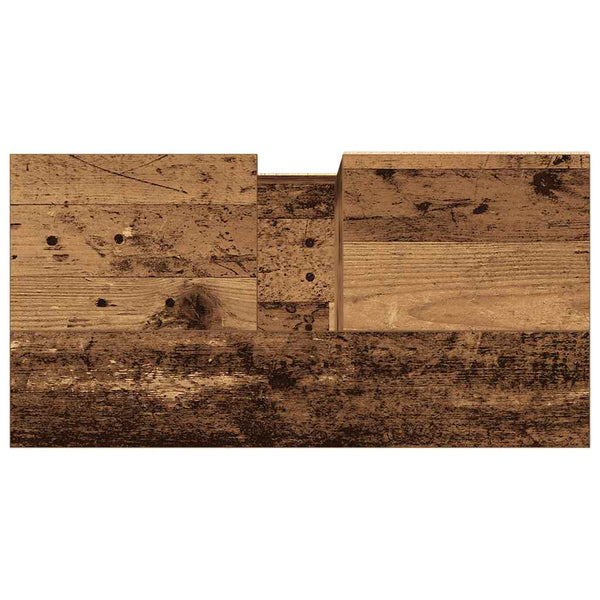 Badschrank Altholz-Optik, 65 cm