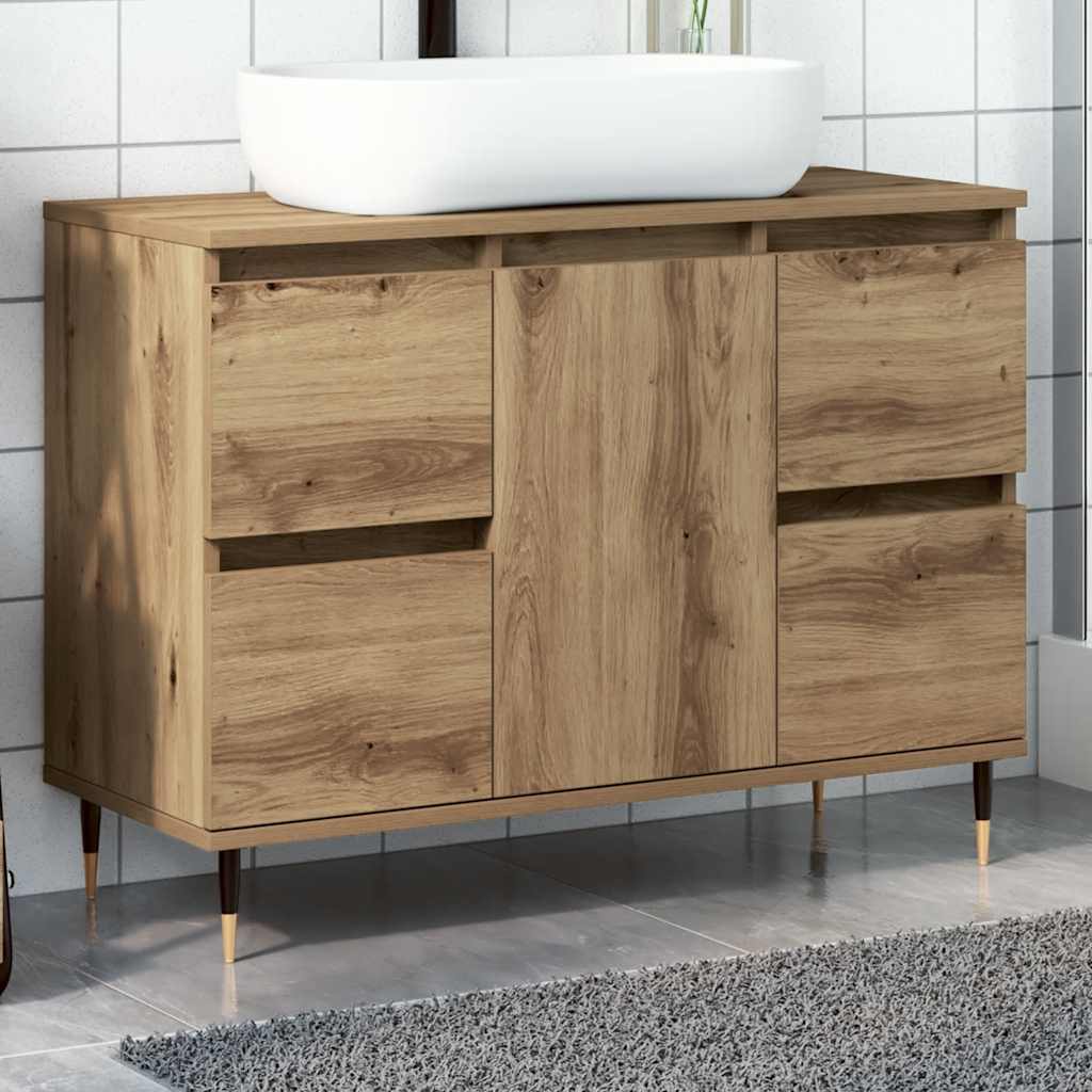 Badschrank Artisan Eiche 80x60 cm