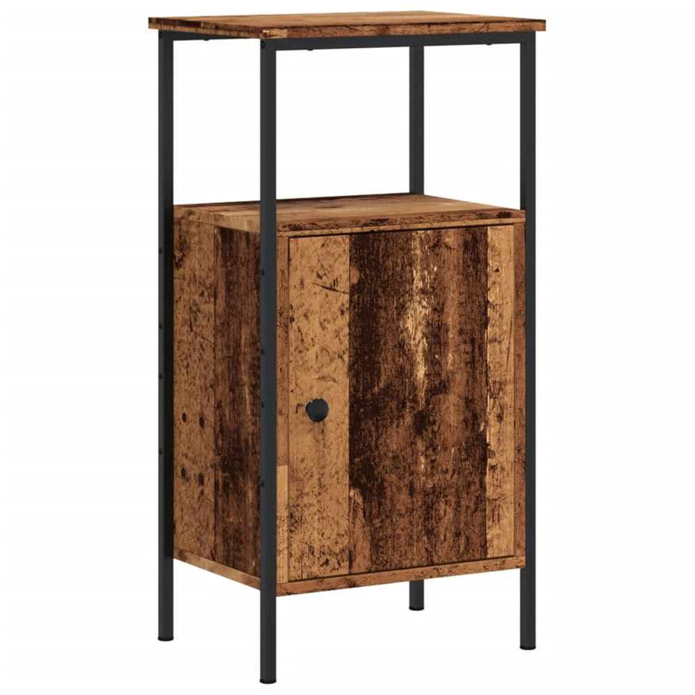 Nachttisch Altholz-Optik 41x31x80 cm