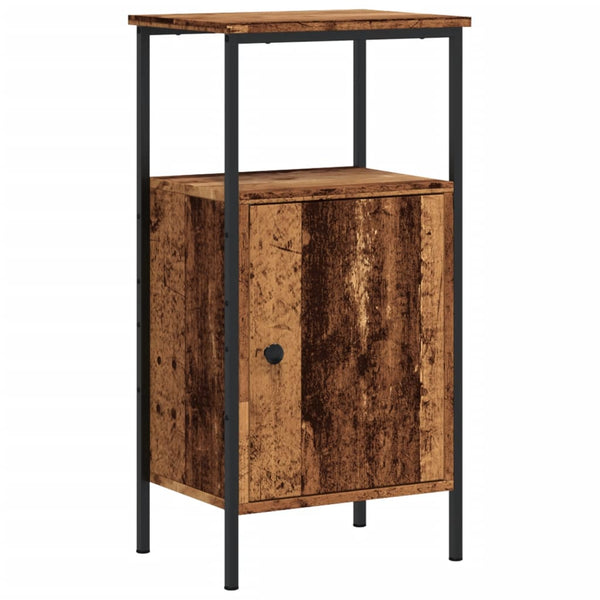 Nachttisch Altholz-Optik 41x31x80 cm