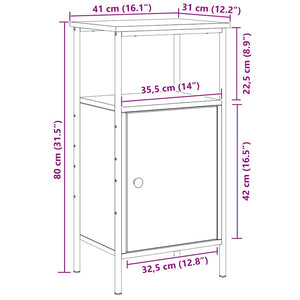 Nachttisch Artisan Eiche 41x31x80 cm