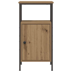 Nachttische 2er Set Eiche 41x31x80 cm