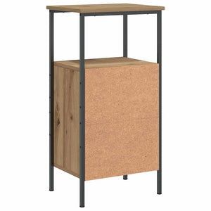 Nachttische 2er Set Eiche 41x31x80 cm