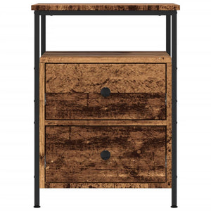 Nachttisch Altholz-Optik 44x45x60 cm