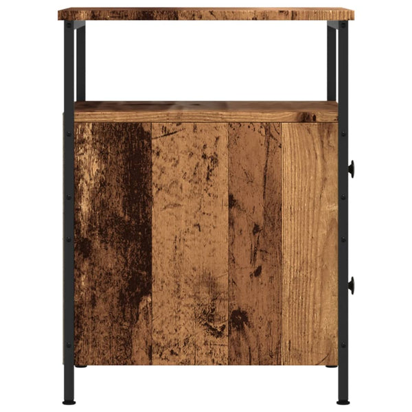 Nachttisch Altholz-Optik 44x45x60 cm