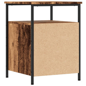 Nachttisch Altholz-Optik 44x45x60 cm