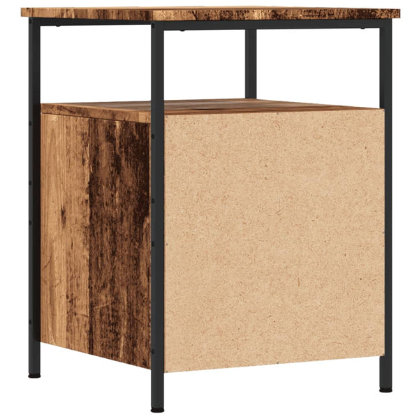 Nachttisch Altholz-Optik 44x45x60 cm