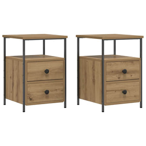 Nachttische 2er Set Artisan-Eiche