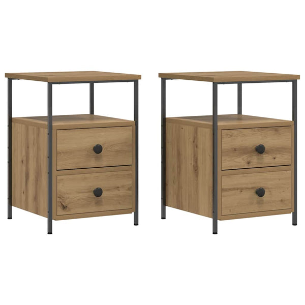 Nachttische 2er Set Artisan-Eiche