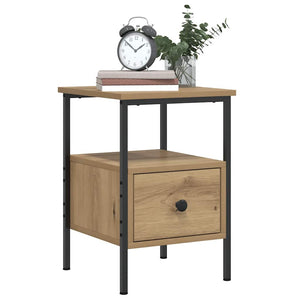 Nachttische 2er Set Eiche 34x36x50cm