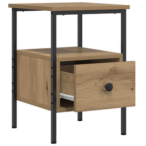 Nachttische 2er Set Eiche 34x36x50cm