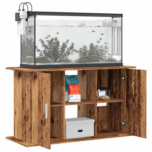 Aquariumständer im Altholz-Look