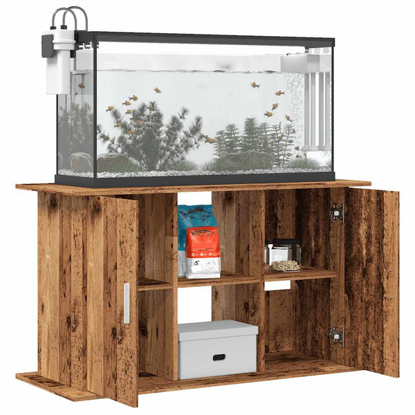Aquariumständer im Altholz-Look