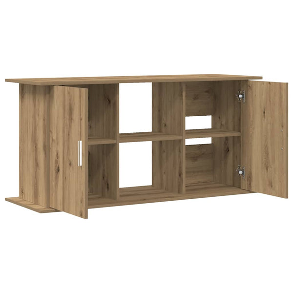 Meuble de support pour aquarium vidaXL chêne Artisan 121 x 41 x 58 cm bois d'ingénierie