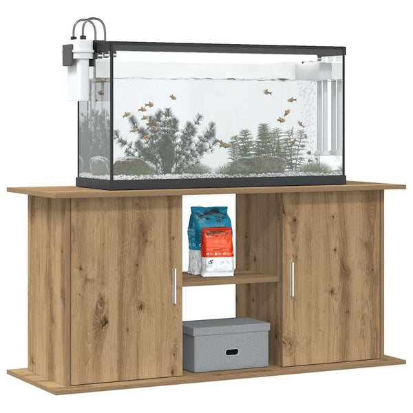 Meuble de support pour aquarium vidaXL chêne Artisan 121 x 41 x 58 cm bois d'ingénierie