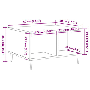Couchtisch Altholz-Optik 60x50 cm