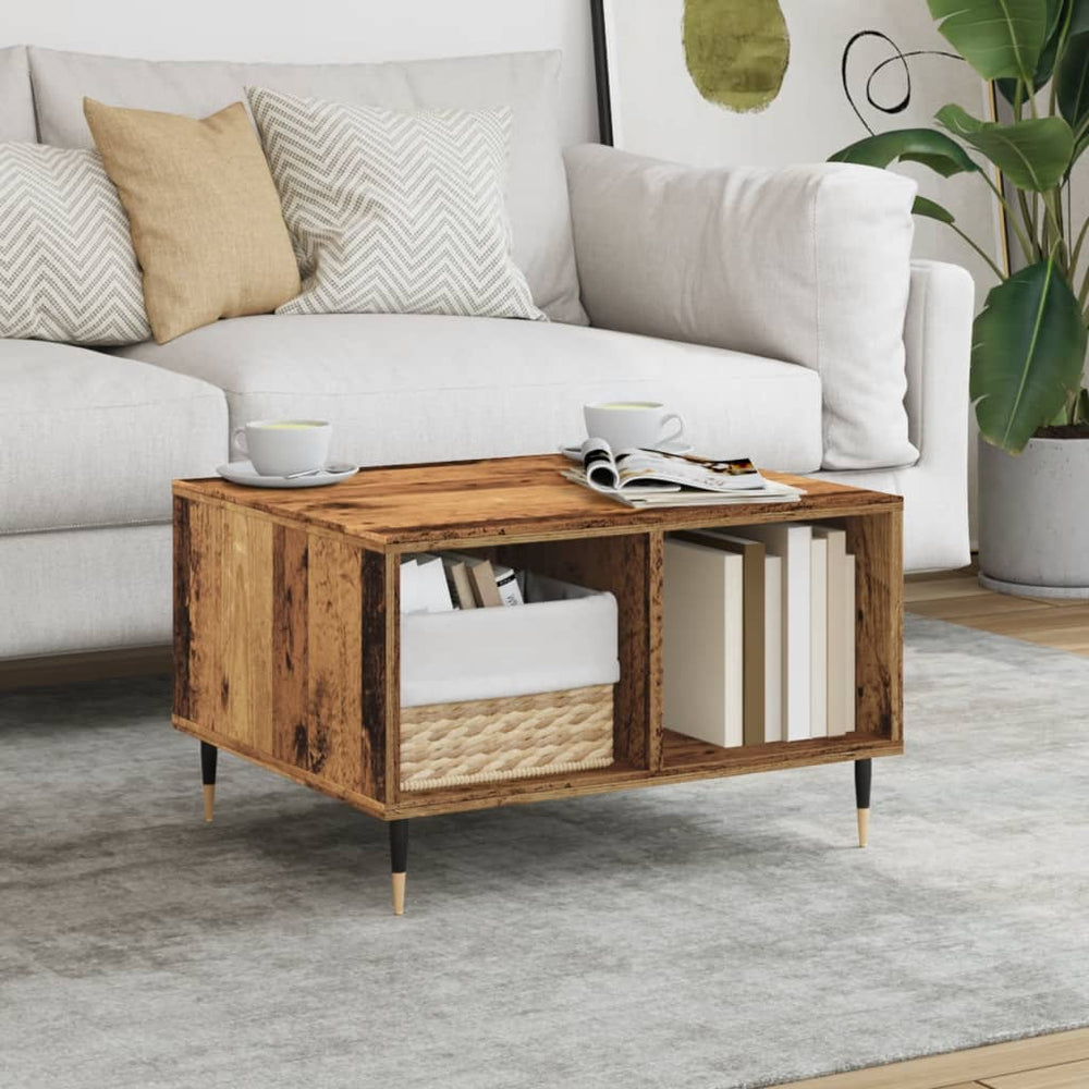 Couchtisch Altholz-Optik 60x50 cm