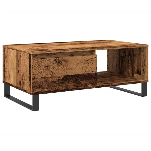 Couchtisch Altholz-Optik 90x50 cm