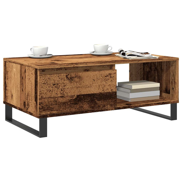Couchtisch Altholz-Optik 90x50 cm
