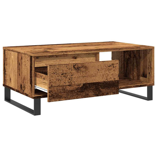 Couchtisch Altholz-Optik 90x50 cm