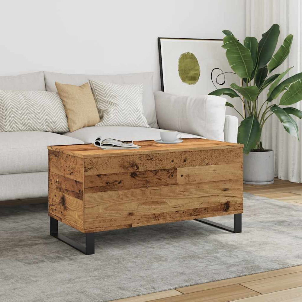 Couchtisch Altholz-Optik 90 cm