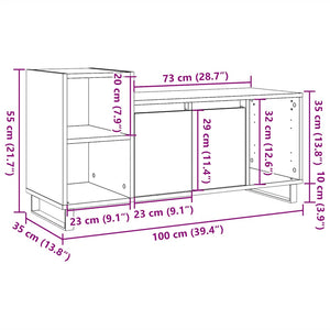 TV-Schrank Altholz-Optik, 100 cm