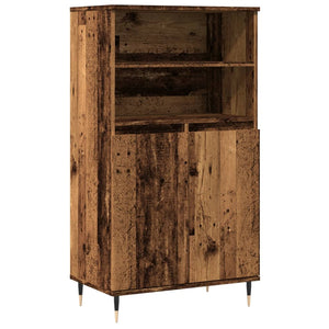 Highboard Altholz-Optik 60x36x110 cm