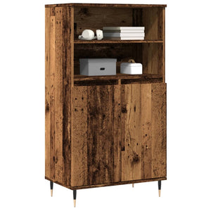 Highboard Altholz-Optik 60x36x110 cm