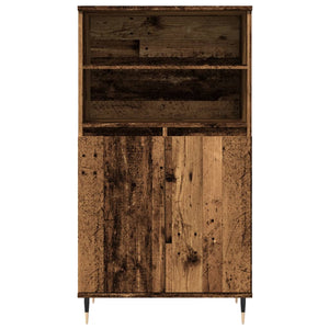 Highboard Altholz-Optik 60x36x110 cm