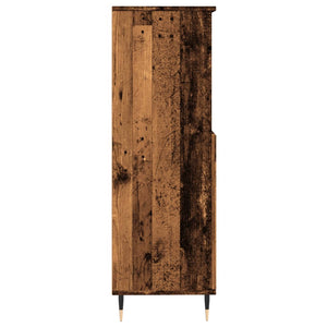 Highboard Altholz-Optik 60x36x110 cm