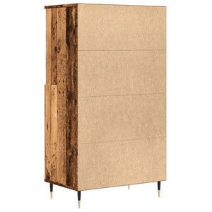 Highboard Altholz-Optik 60x36x110 cm
