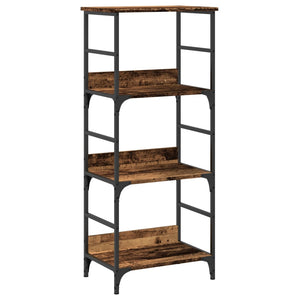 Bücherregal Altholz-Optik, 117,5 cm hoch