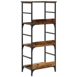 Bücherregal Altholz-Optik, 117,5 cm hoch