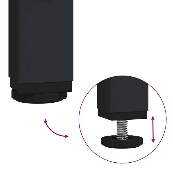 Bücherregal Altholz-Optik, 117,5 cm hoch
