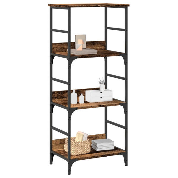 Bücherregal Altholz-Optik, 117,5 cm hoch