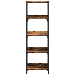 Bücherregal Altholz-Optik, 153 cm hoch