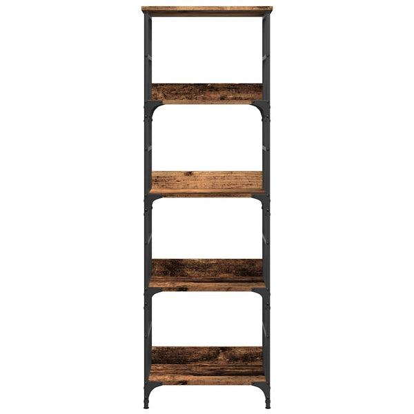 Bücherregal Altholz-Optik, 153 cm hoch